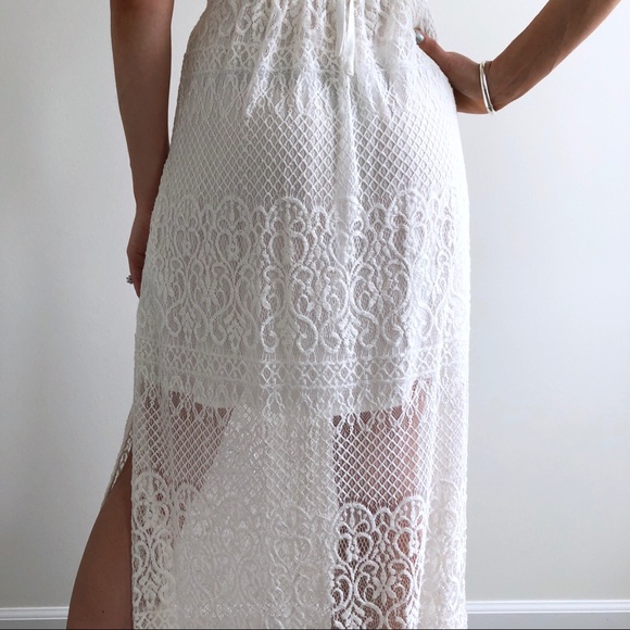 Lace Maxi Dress - Picture 1 of 8
